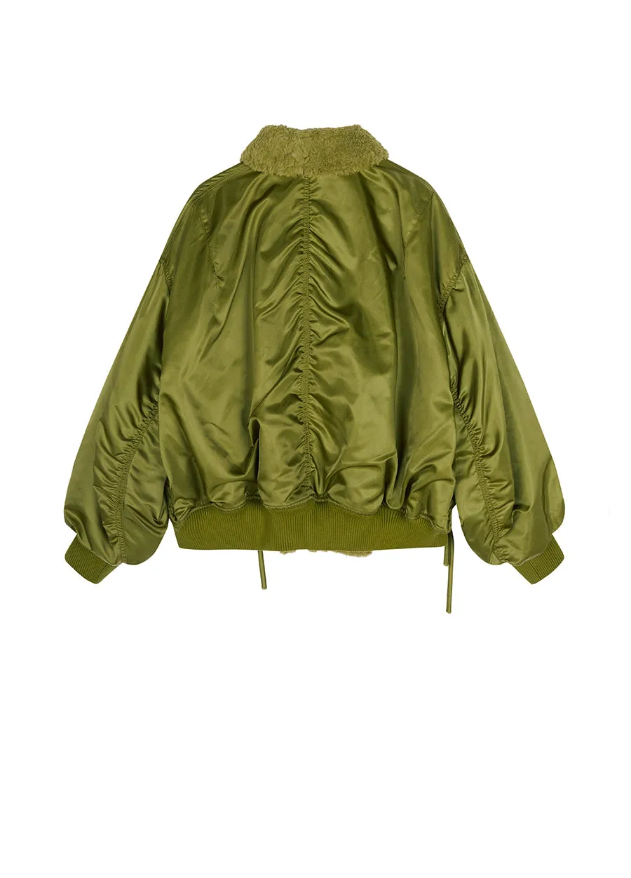Coat / JNBY Relaxed Jacket in Chinese buckle button