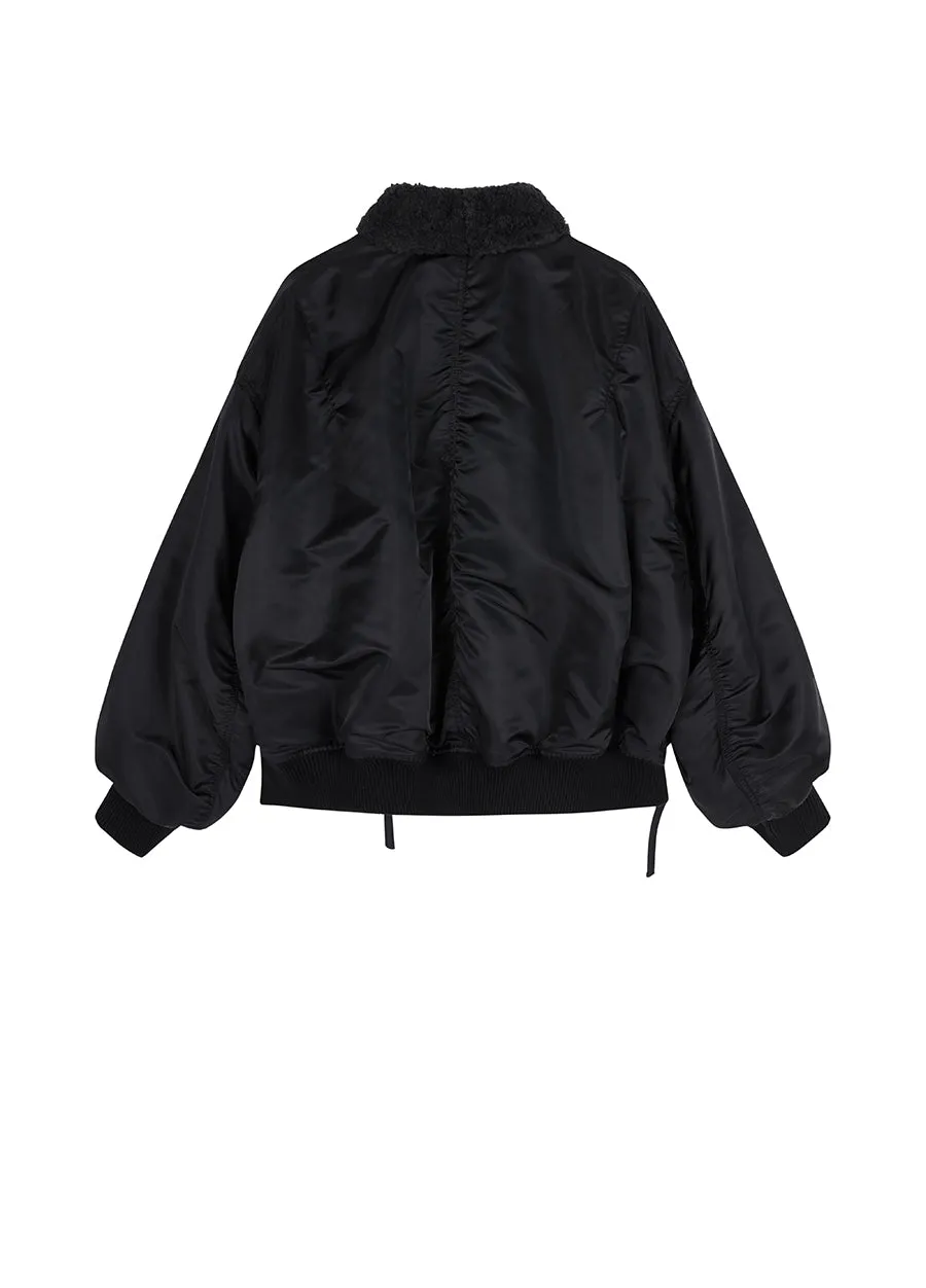 Coat / JNBY Relaxed Jacket in Chinese buckle button