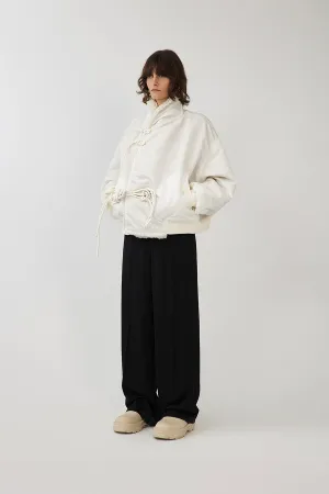 Coat / JNBY Relaxed Jacket in Chinese buckle button
