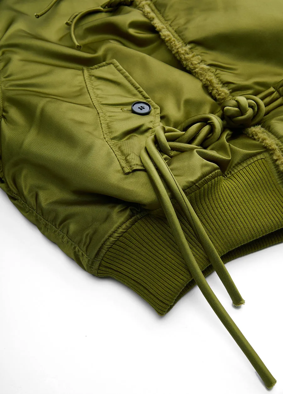 Coat / JNBY Relaxed Jacket in Chinese buckle button