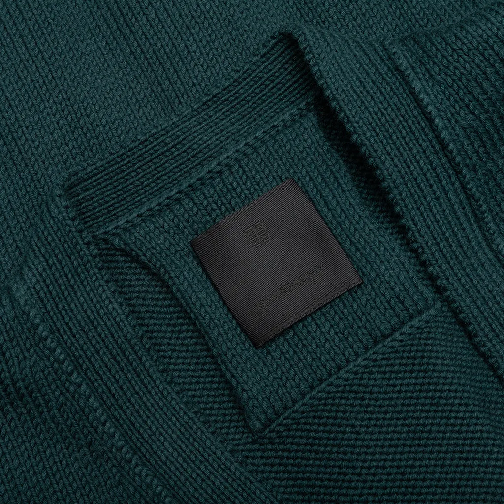 Cotton College Cardigan - Fir Green