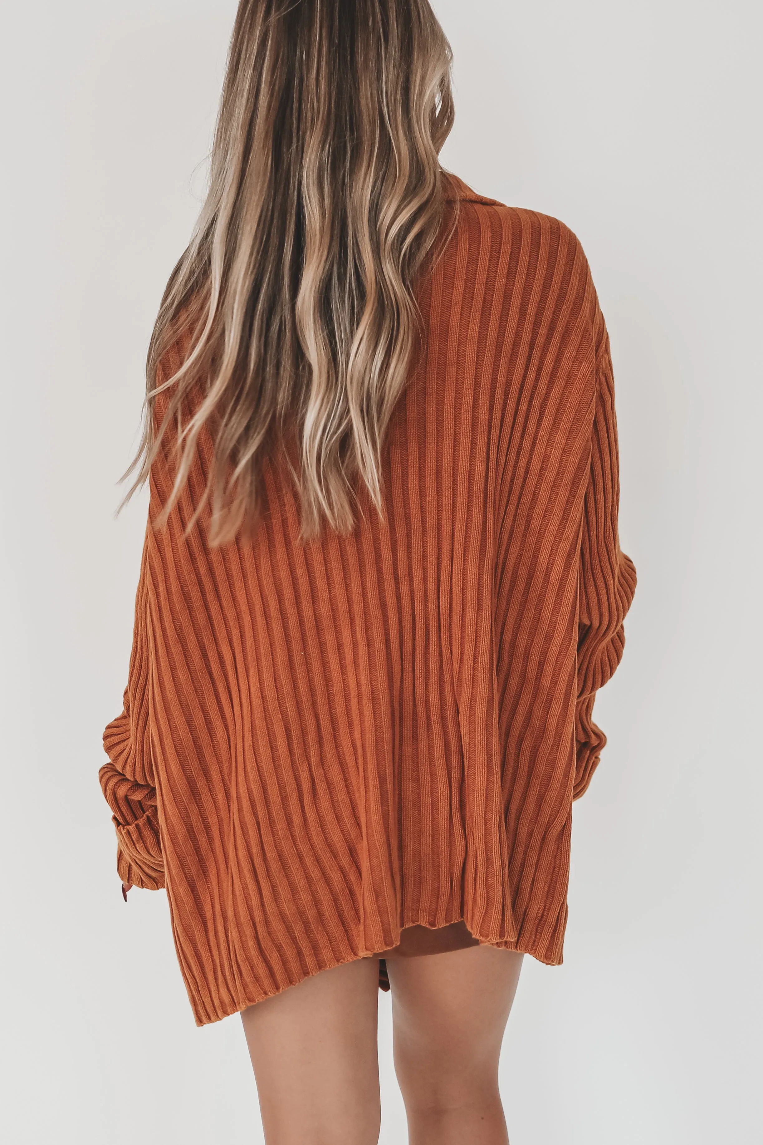 DEAL With A Side Of Comfy Washed Long Sleeve Sweater Cardigan