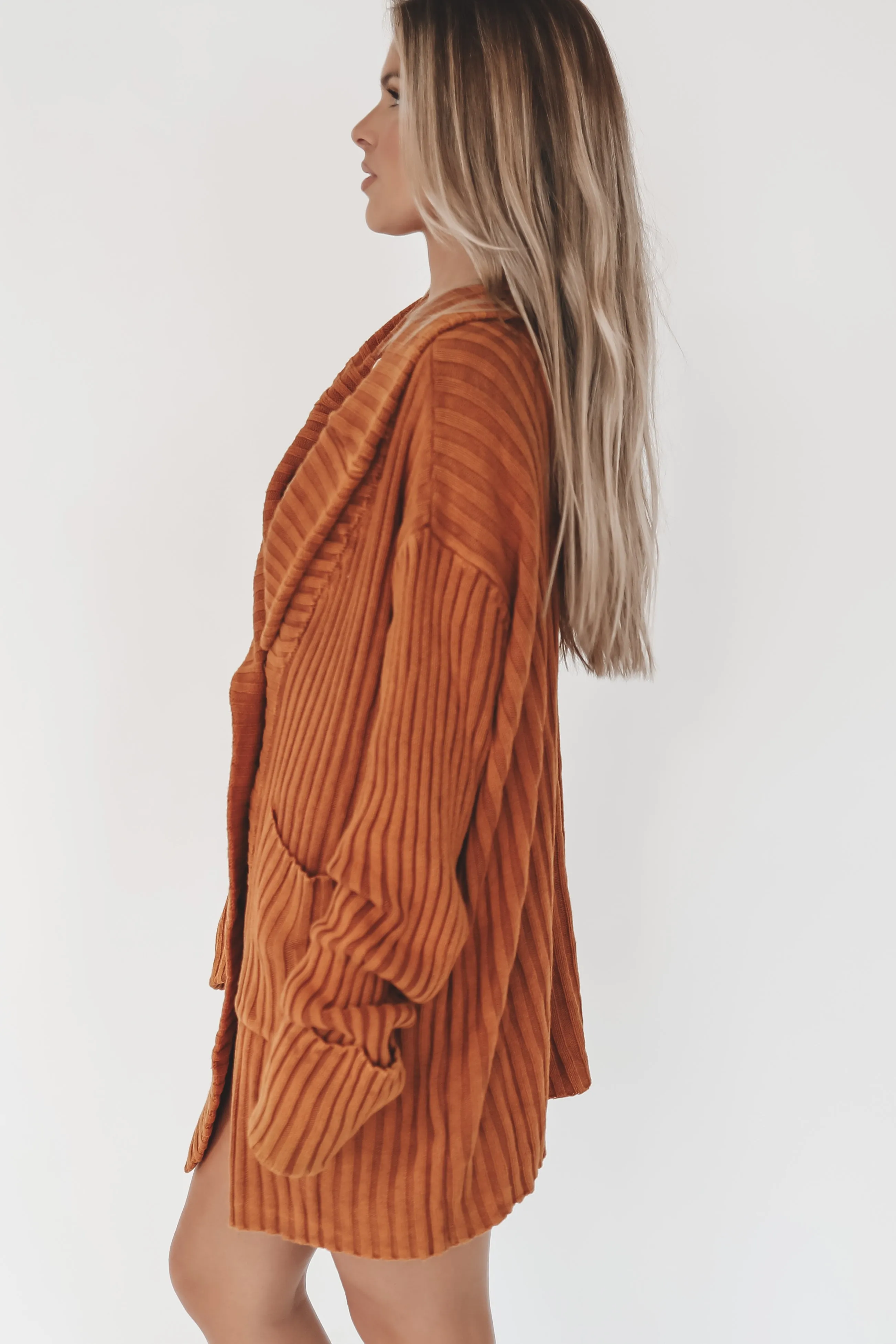 DEAL With A Side Of Comfy Washed Long Sleeve Sweater Cardigan