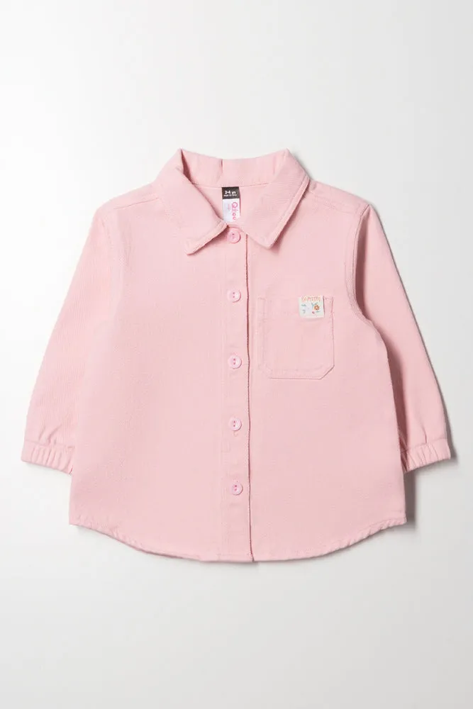 Denim Shirt Pink