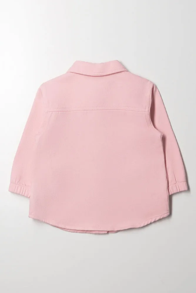 Denim Shirt Pink