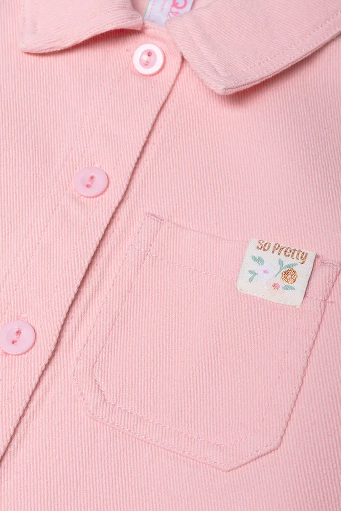 Denim Shirt Pink