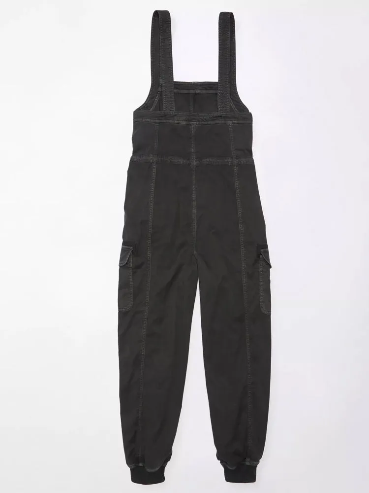 Drape Cargo Dungarees for Women