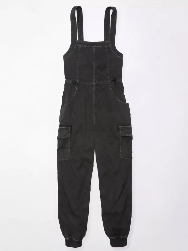 Drape Cargo Dungarees for Women