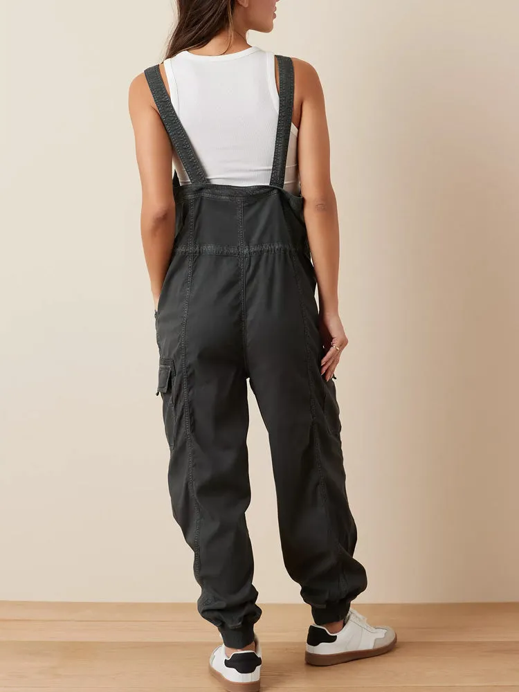 Drape Cargo Dungarees for Women