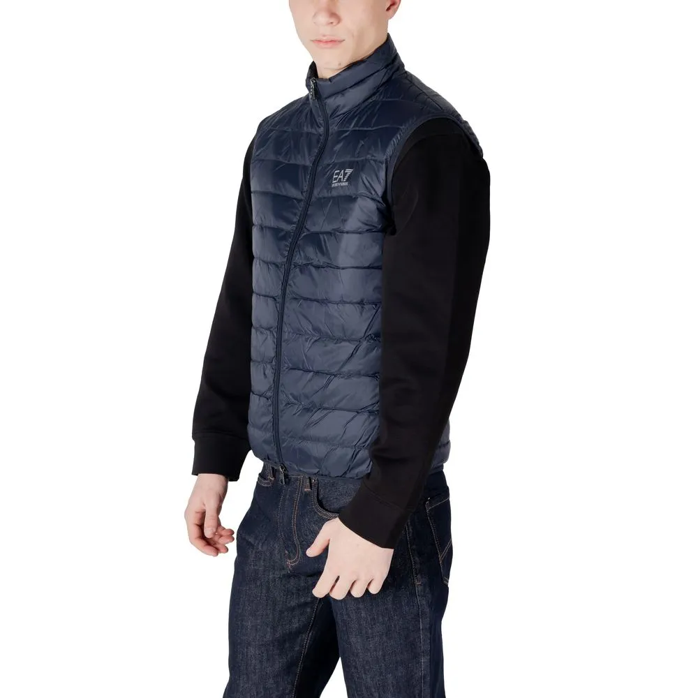 EA7 Emporio Armani Blue Polyamide Jacket