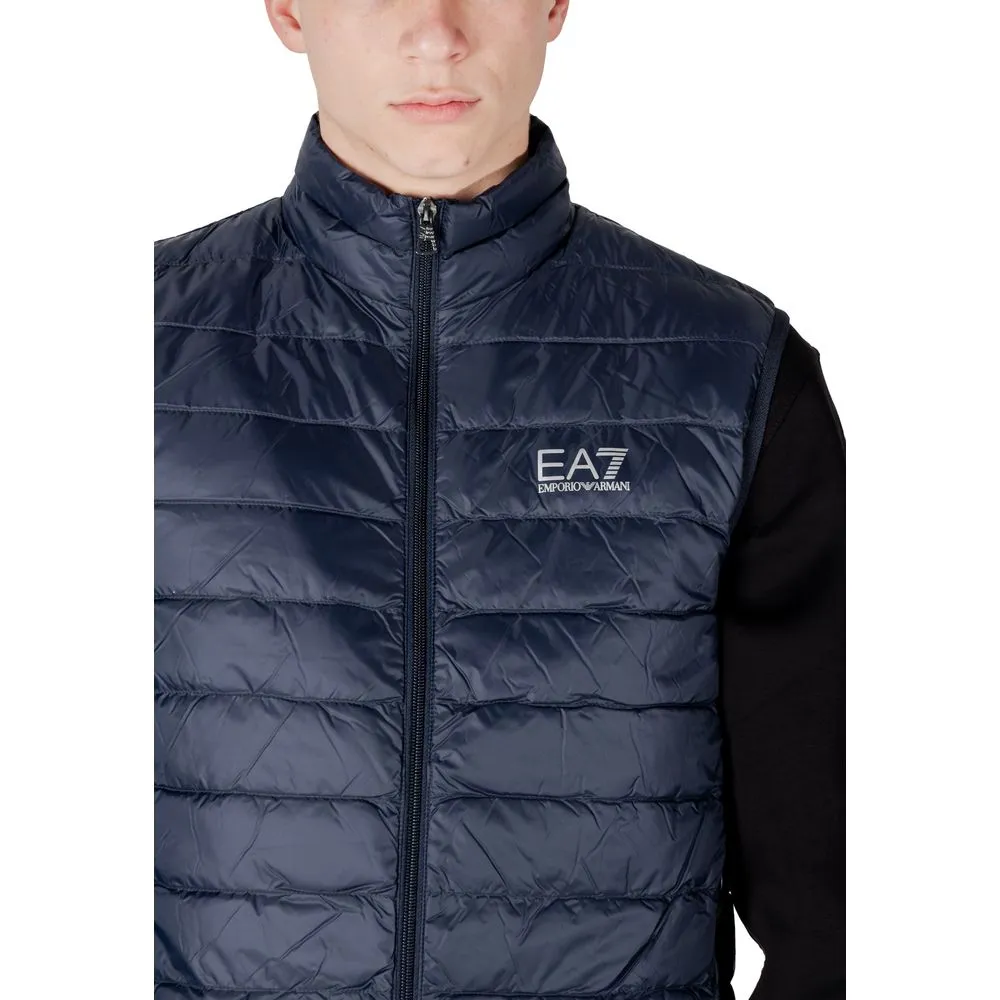 EA7 Emporio Armani Blue Polyamide Jacket