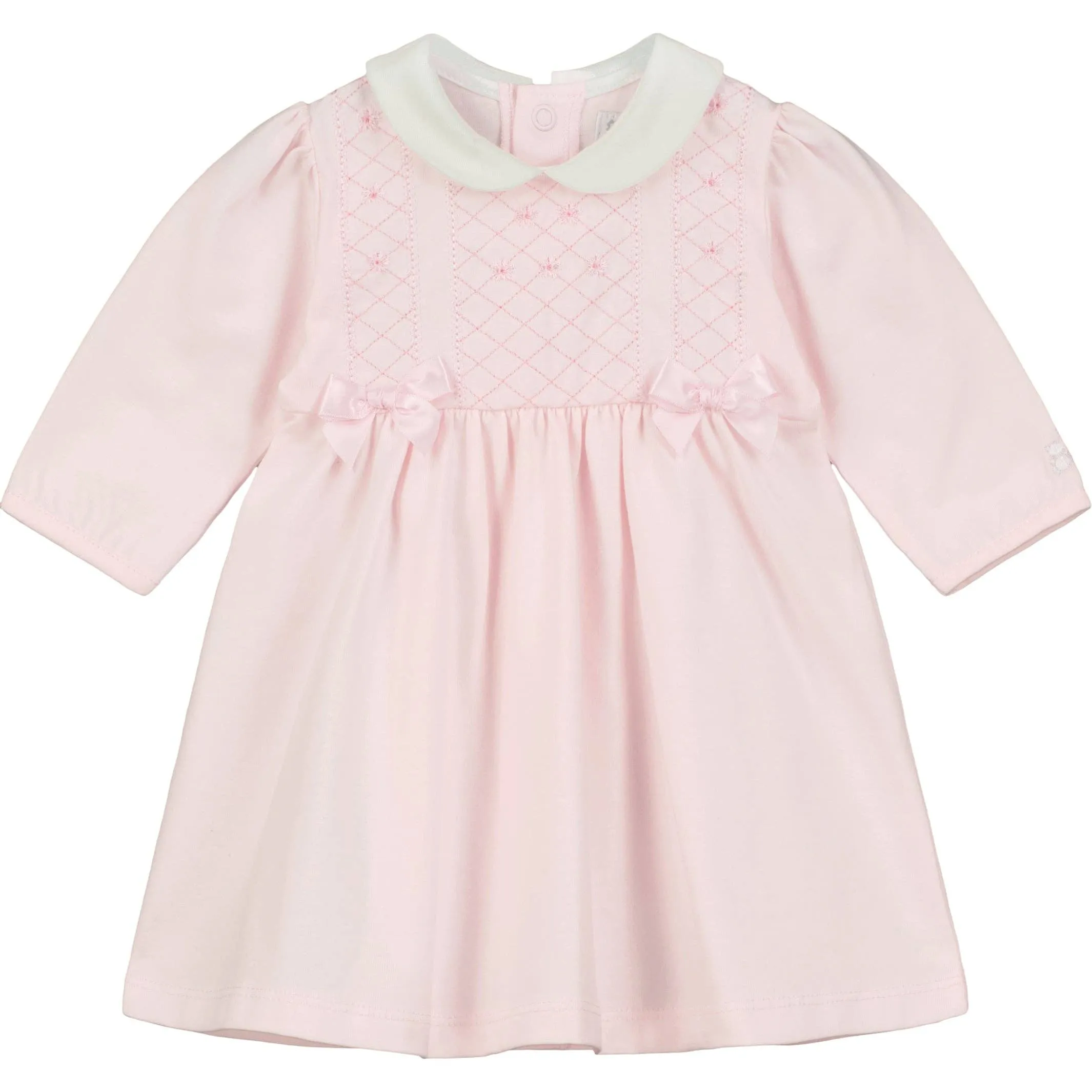Elke Pink Baby Girl Dress & Tights