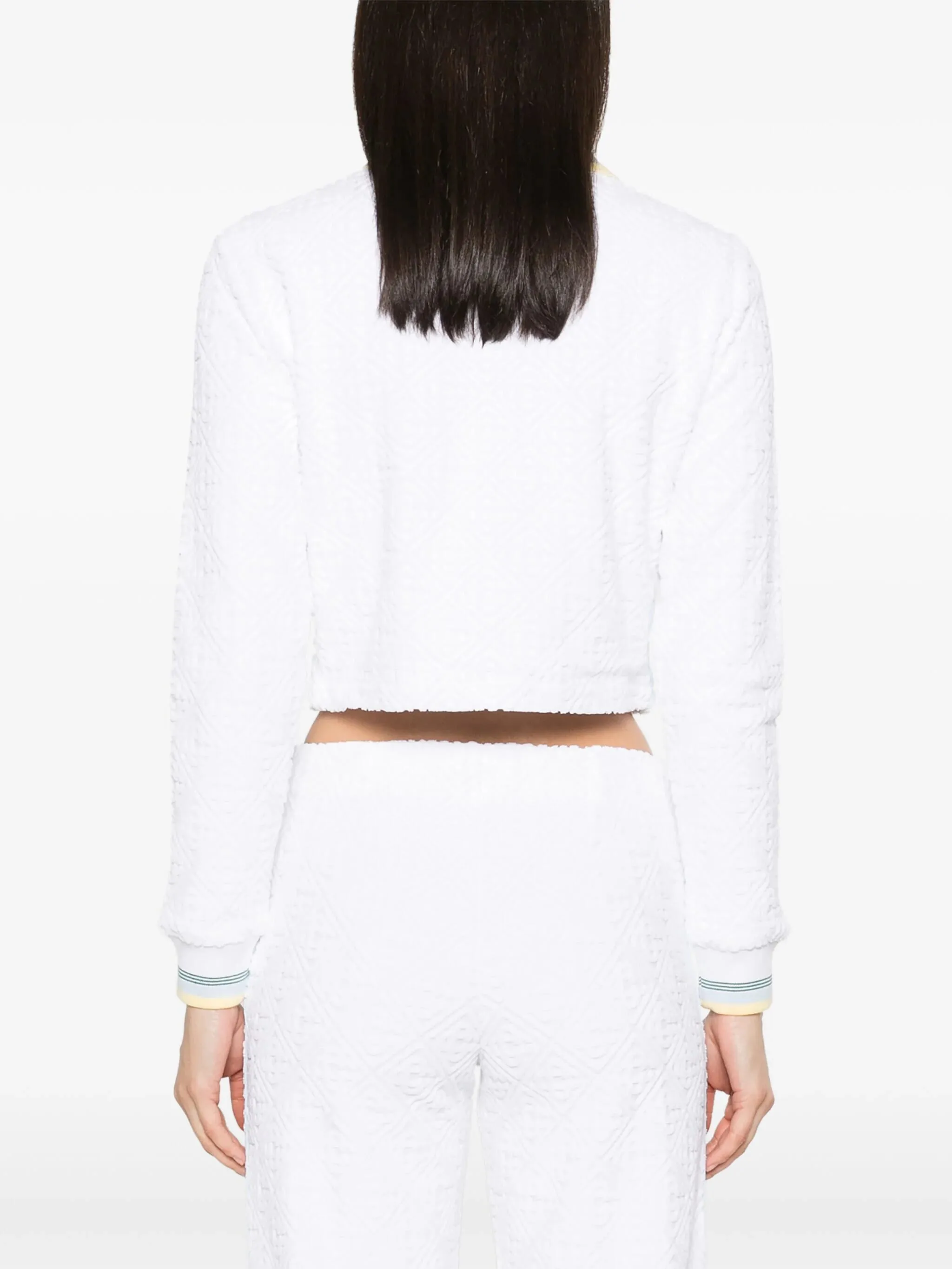 Embroidered Zip-Up Tennis Jacket