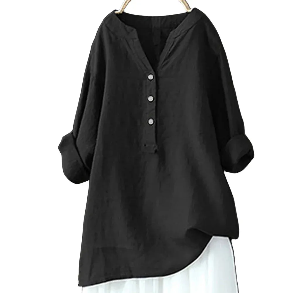 Emily™ - Relaxed Fit Oversized Casual Shirt