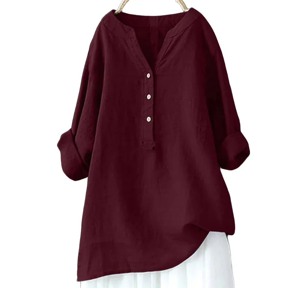 Emily™ - Relaxed Fit Oversized Casual Shirt
