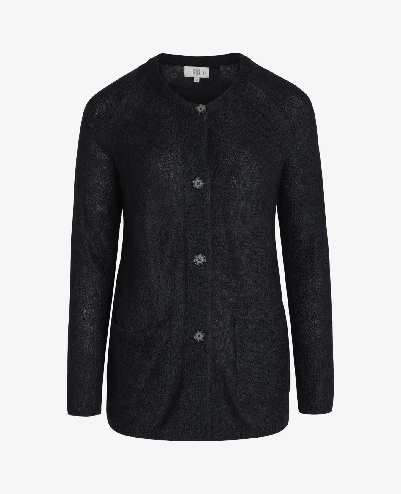 ESSENTIAL MELANGE MOHAIR CARDIGAN