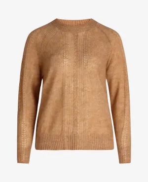 ESSENTIAL MELANGE MOHAIR PULLOVER