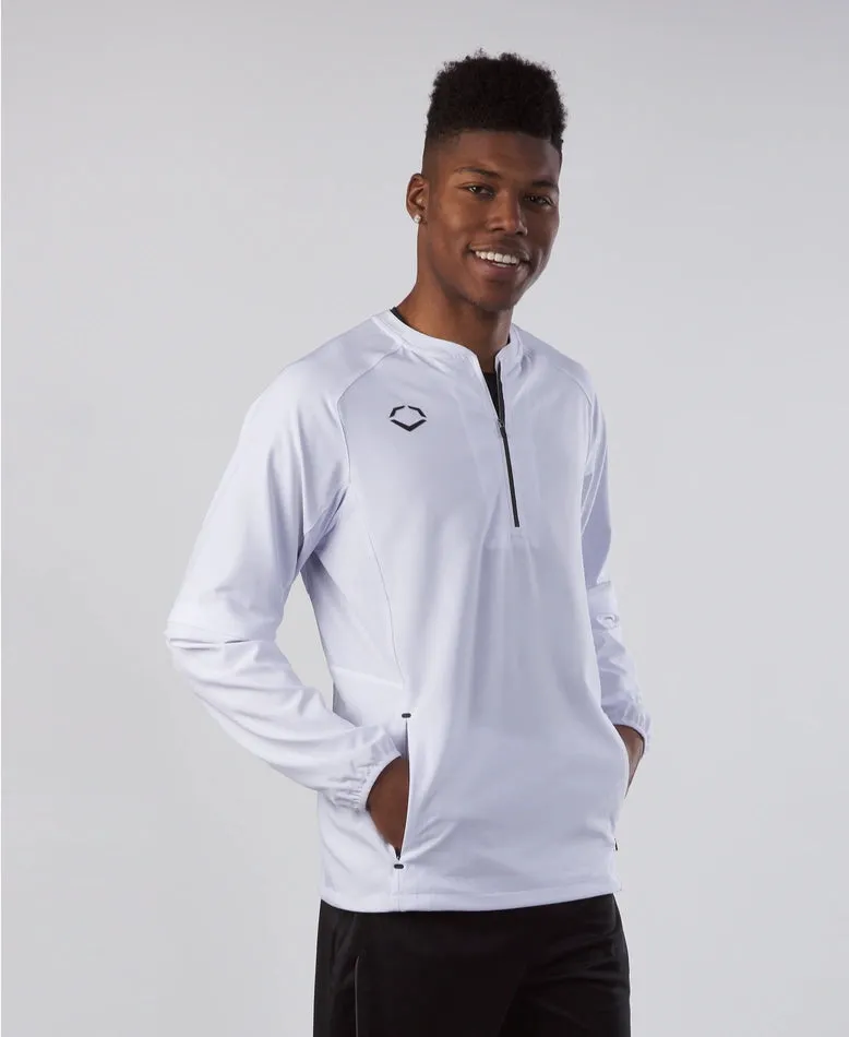 Evoshield Adult Long Sleeve Baseball BP Cage Jacket - Black
