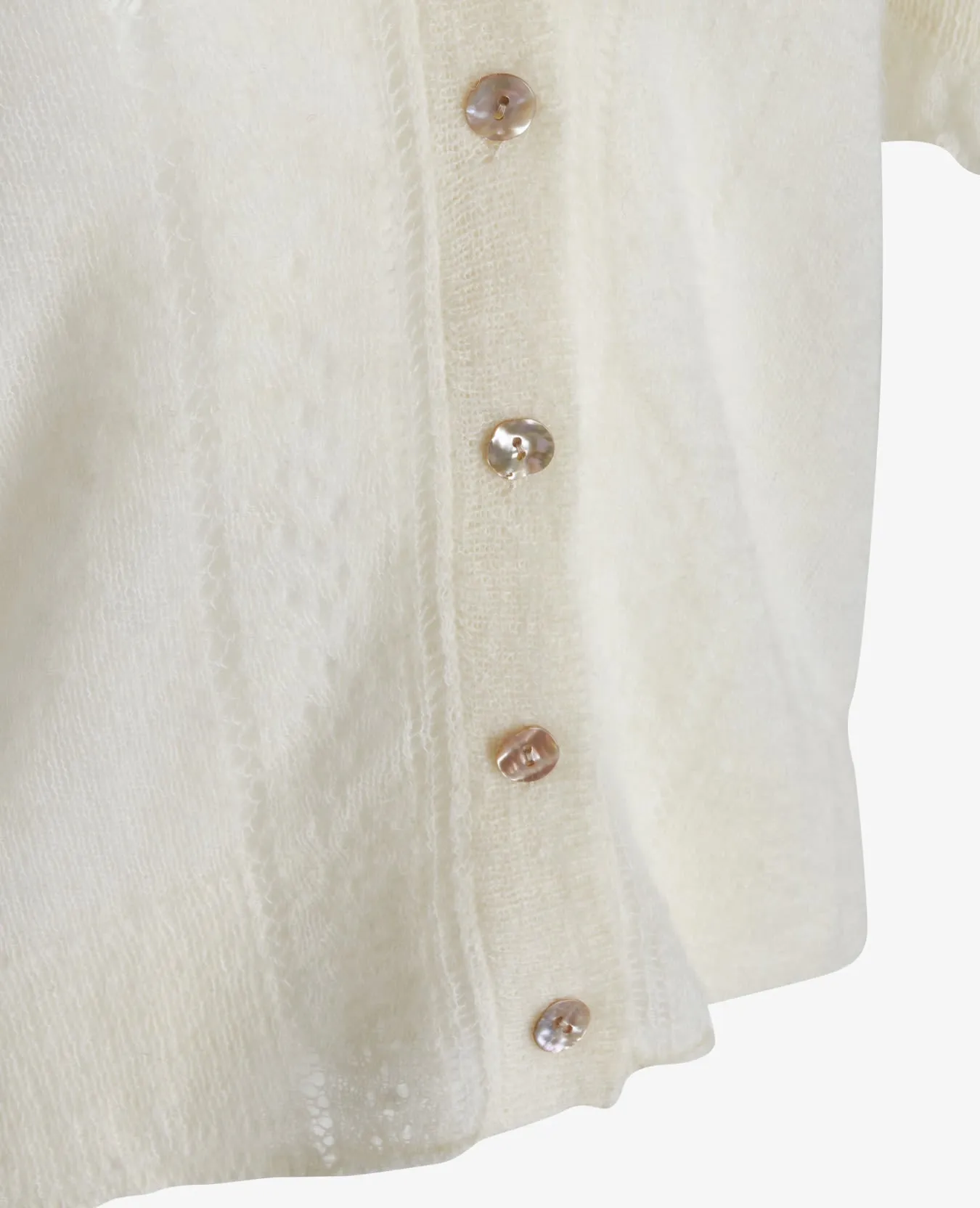 FINE ALPACA KNT CARDIGAN