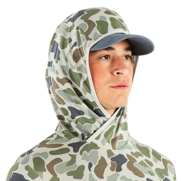 FREE FLY MENS BAMBOO LIGHTWEIGHT HOODY - CAMO
