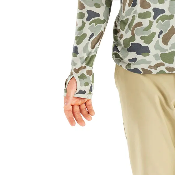 FREE FLY MENS BAMBOO LIGHTWEIGHT HOODY - CAMO