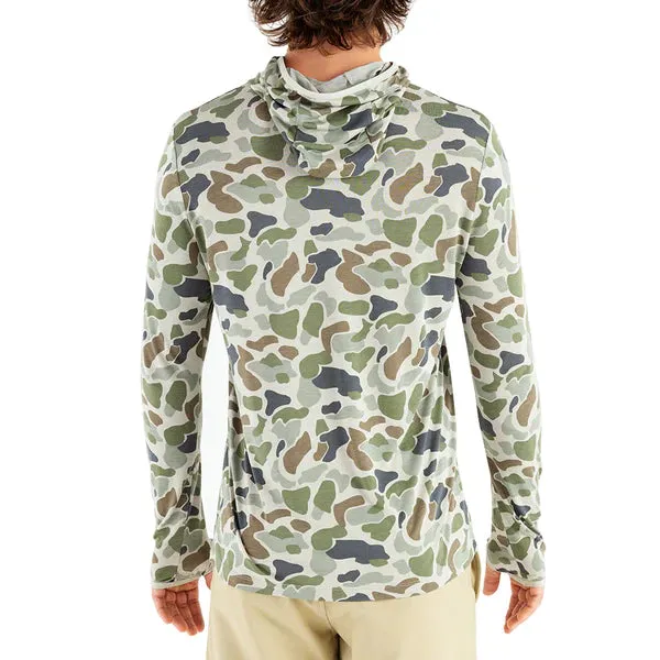 FREE FLY MENS BAMBOO LIGHTWEIGHT HOODY - CAMO