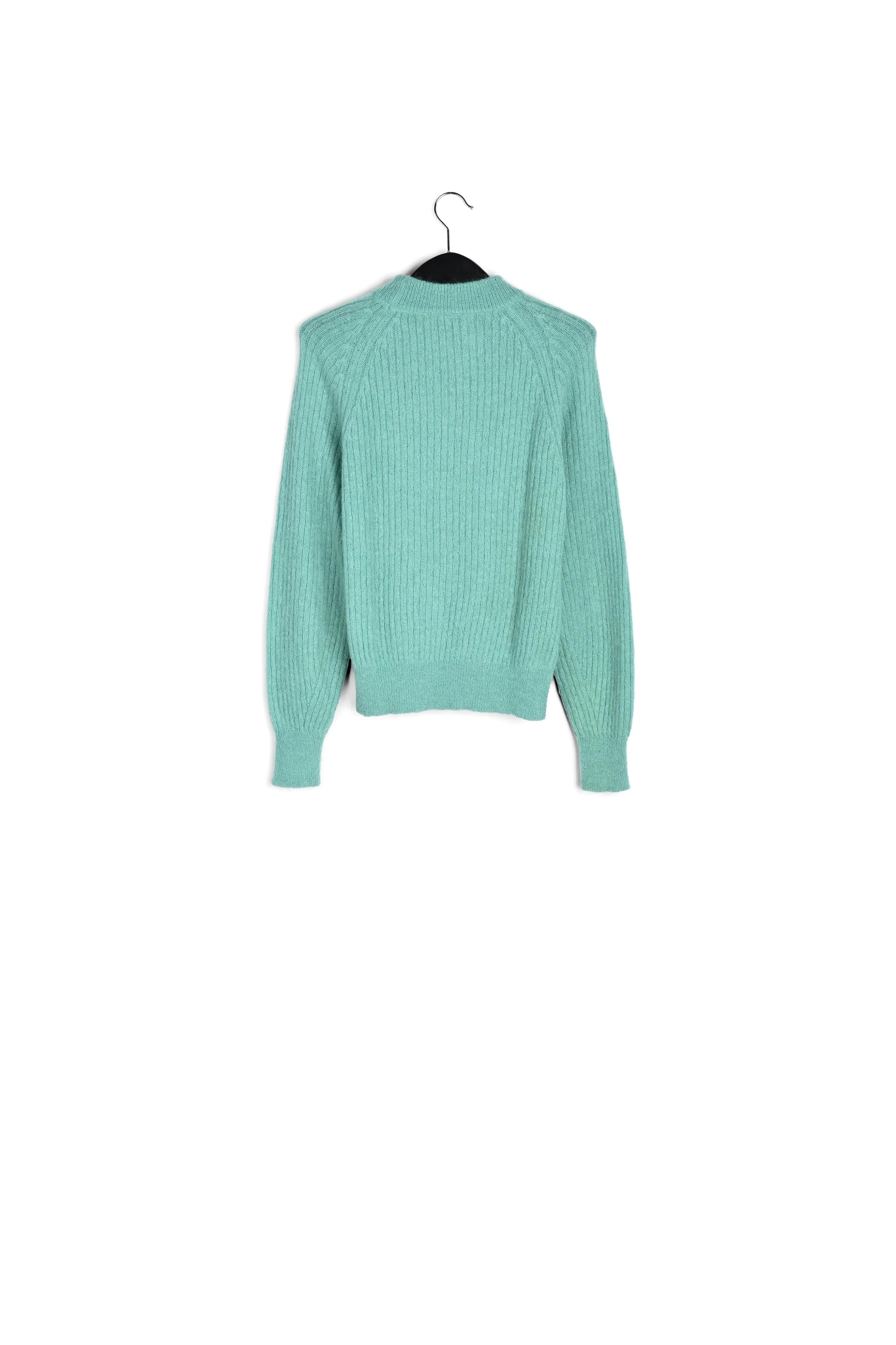 Fuchsia fitted knit sweater