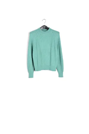 Fuchsia fitted knit sweater