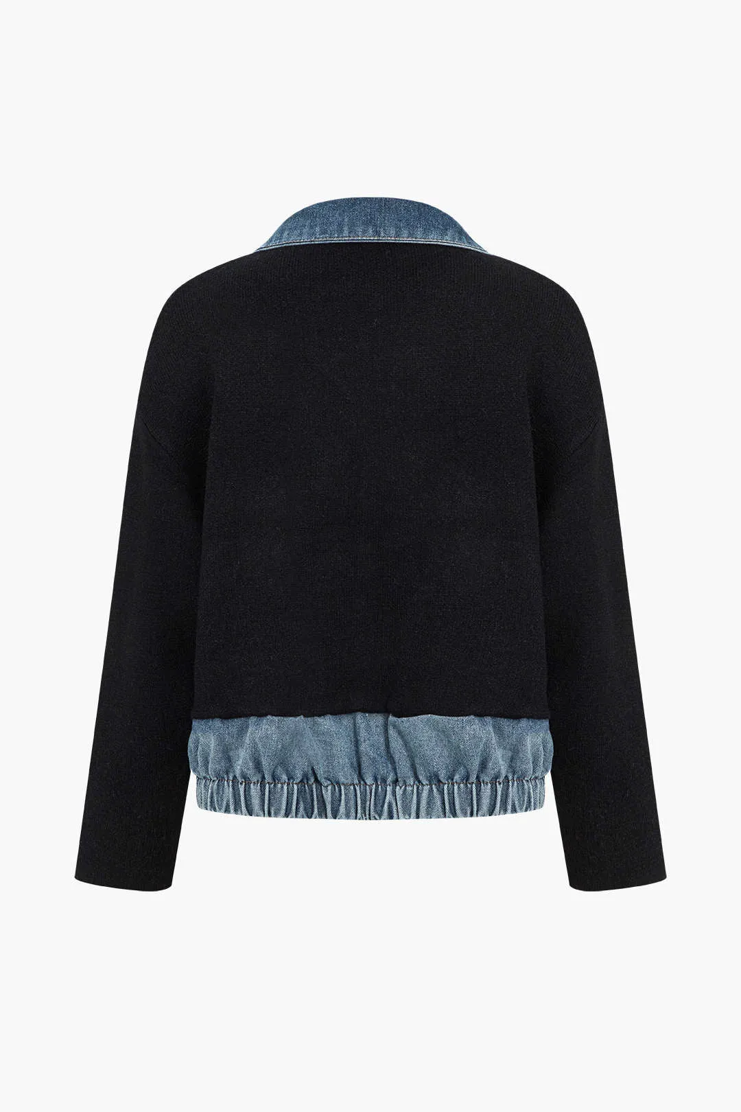 Gabriella - Unique Patchwork Design Woman's Sweater Cardigan