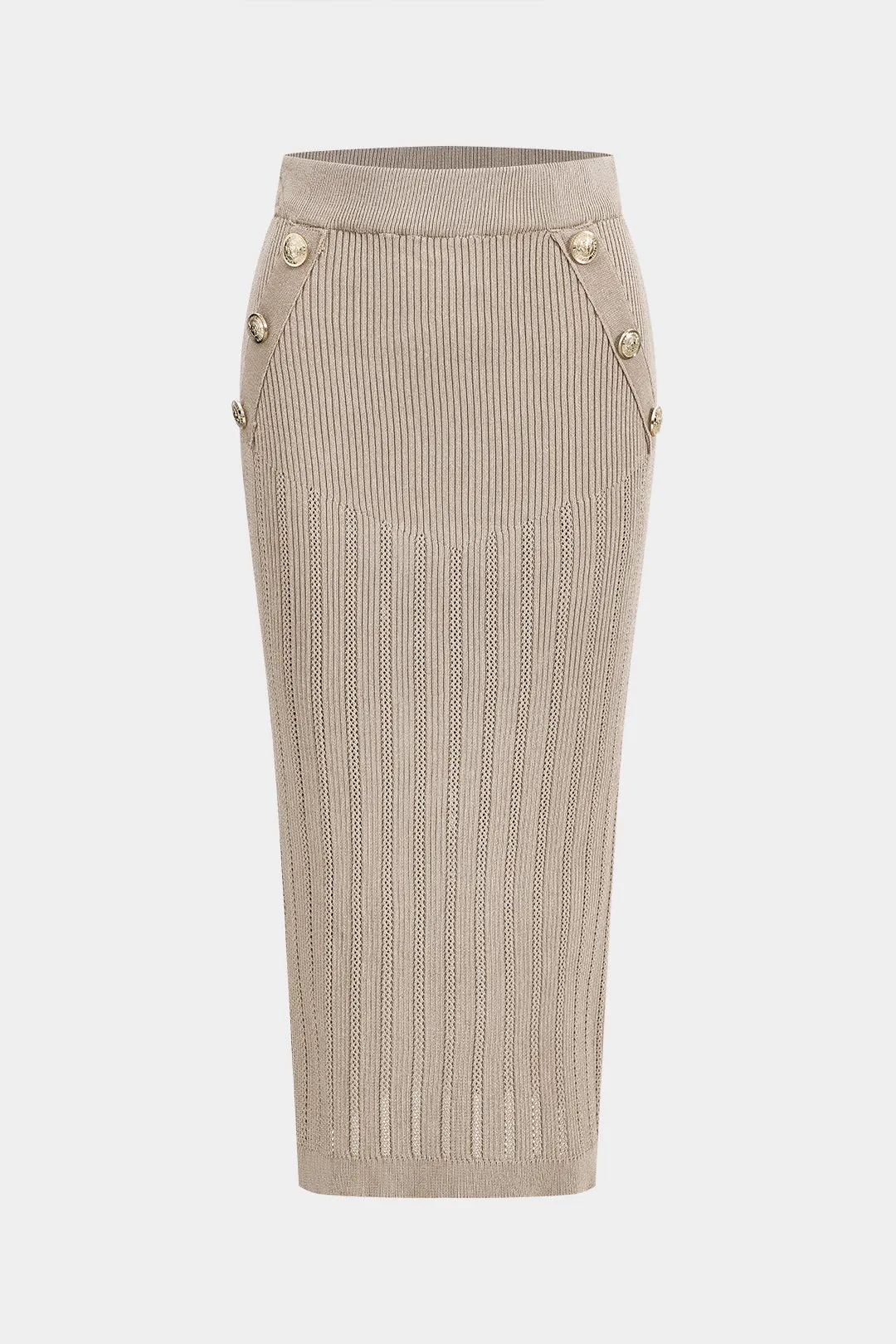 Geraldine - Soft Knit Co-Ord Set Woman's Tank Top Cardigan and Skirt