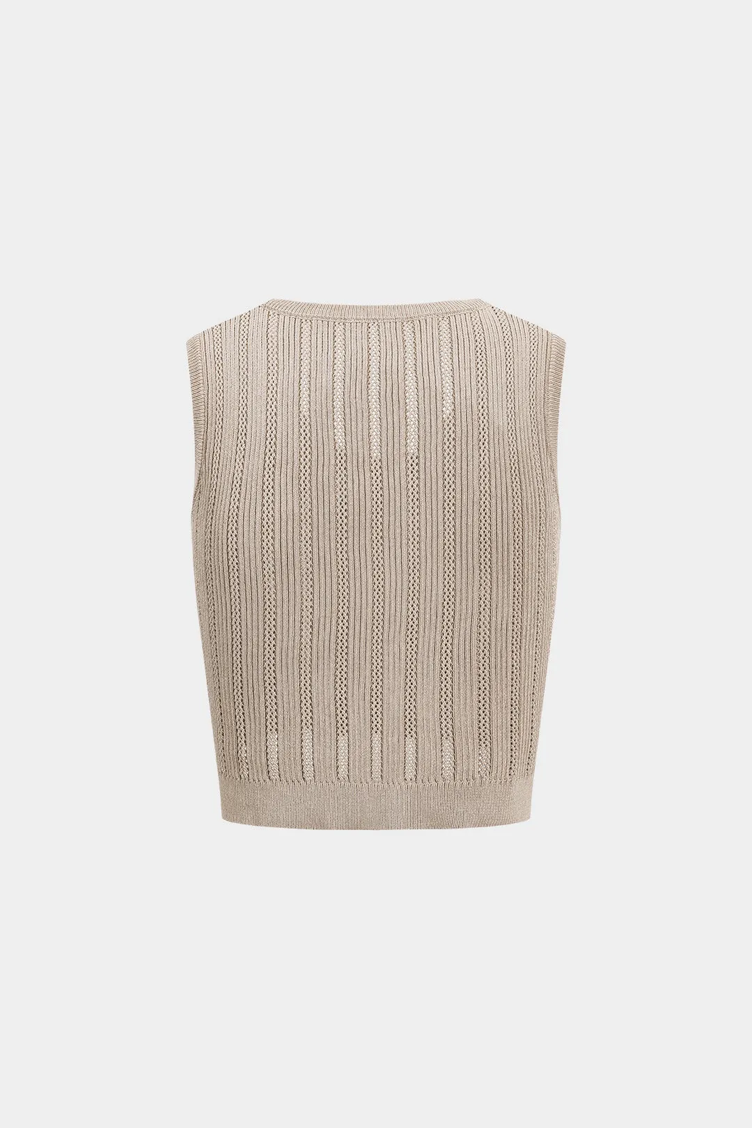 Geraldine - Soft Knit Co-Ord Set Woman's Tank Top Cardigan and Skirt