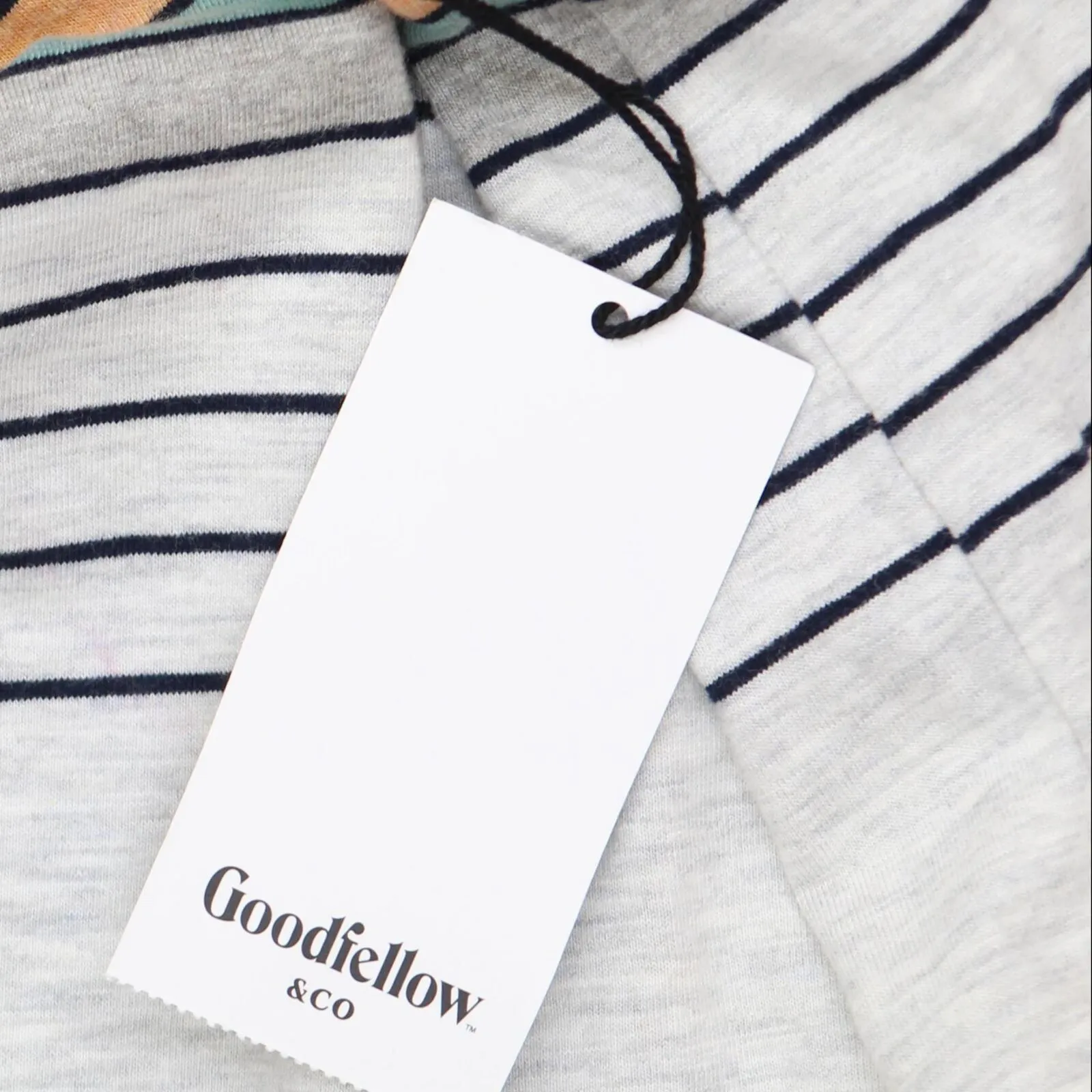 Goodfellow & Co Men's Striped Relaxed Fit Scoop Neck Tank Top Gray 2XL