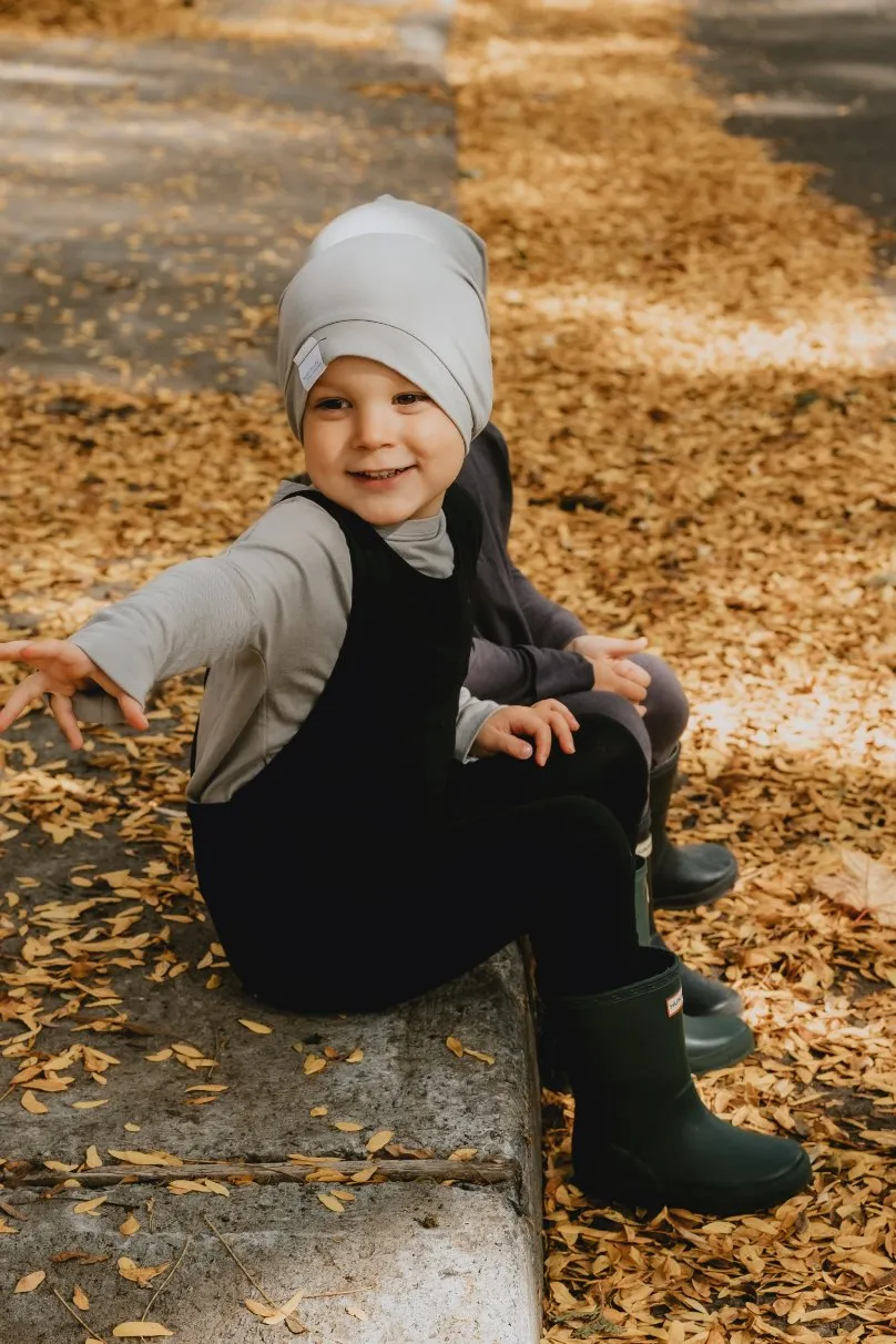 Grow With Me Overalls | Black