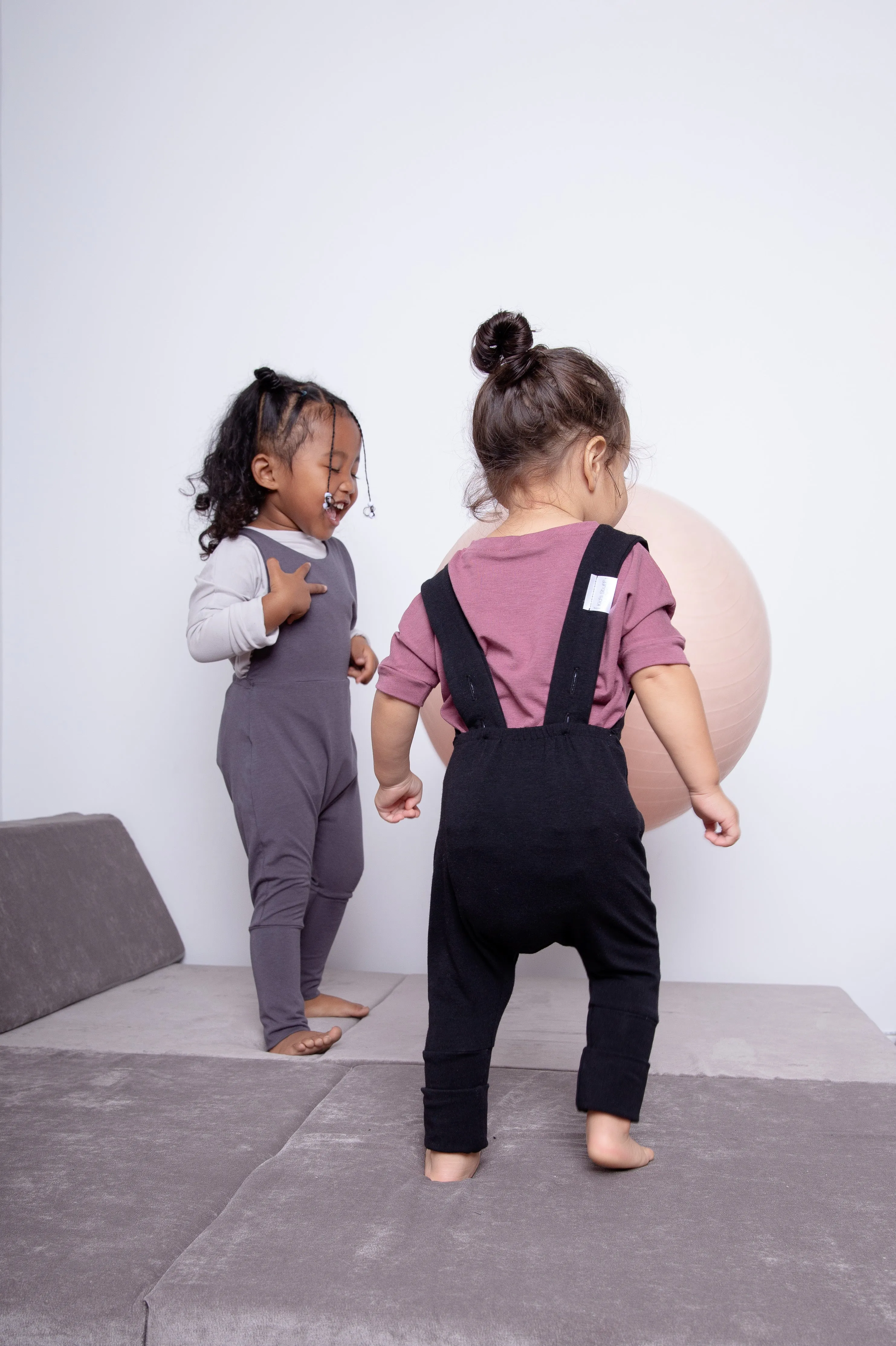 Grow With Me Overalls | Black