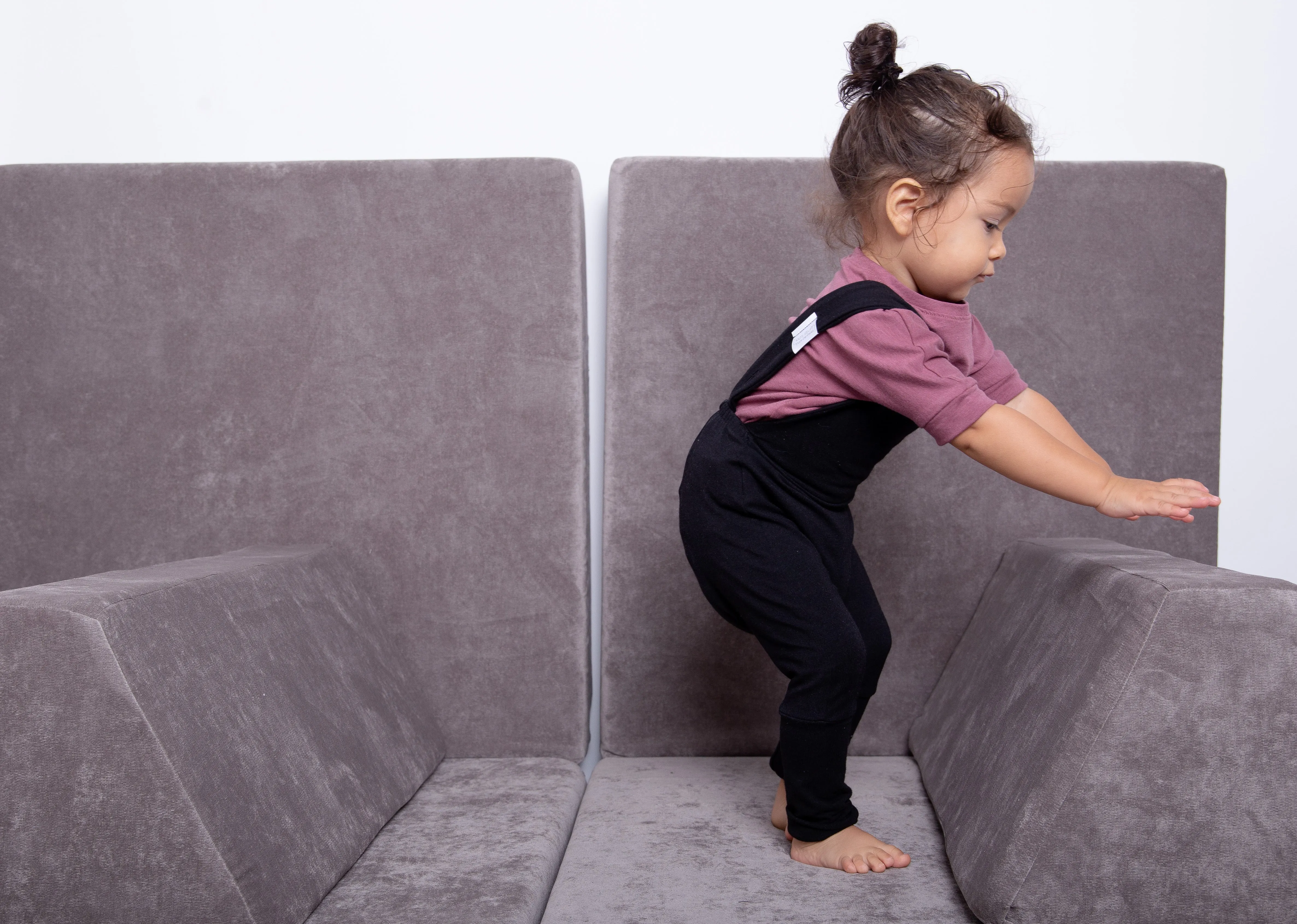 Grow With Me Overalls | Black