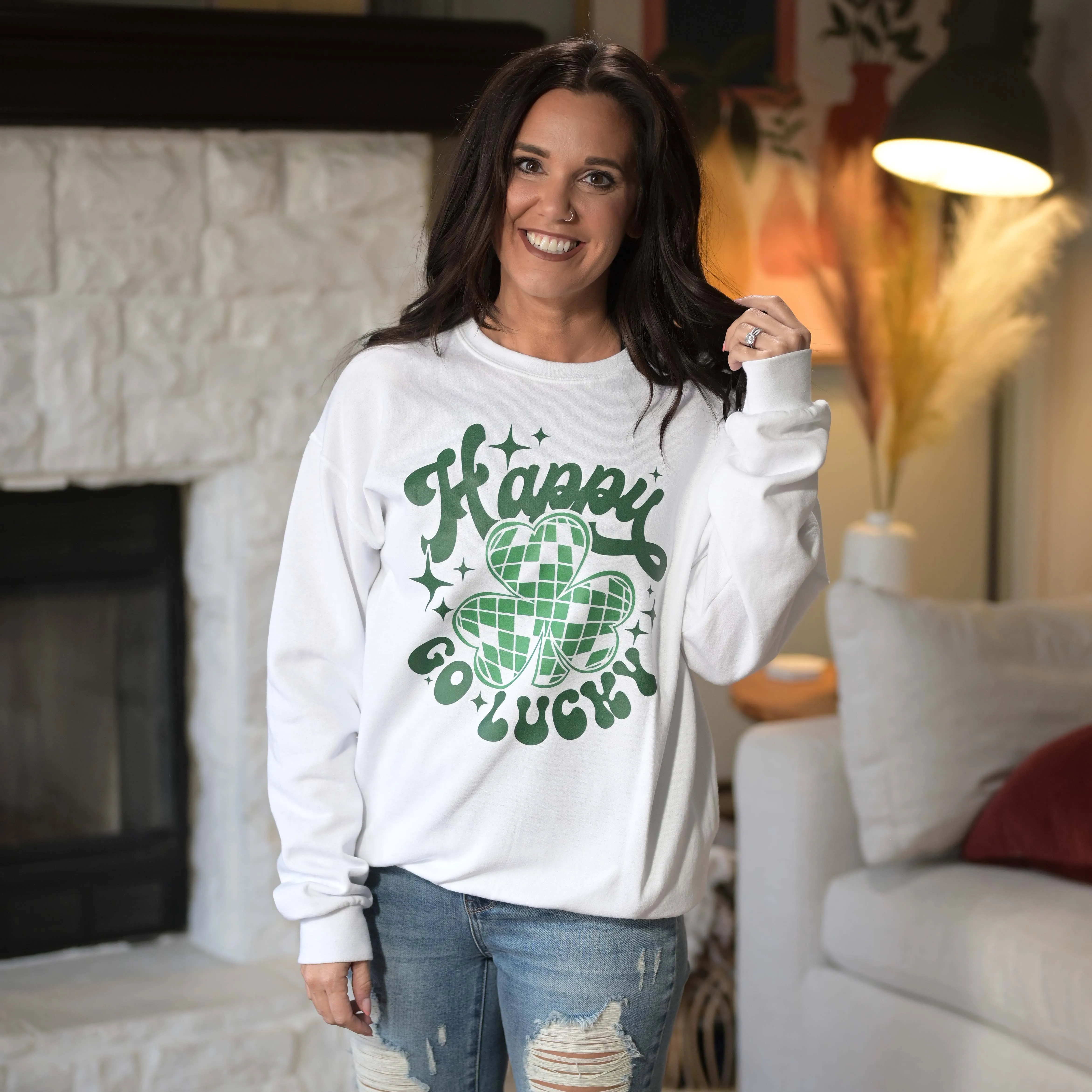 Happy Go Lucky Sweatshirt
