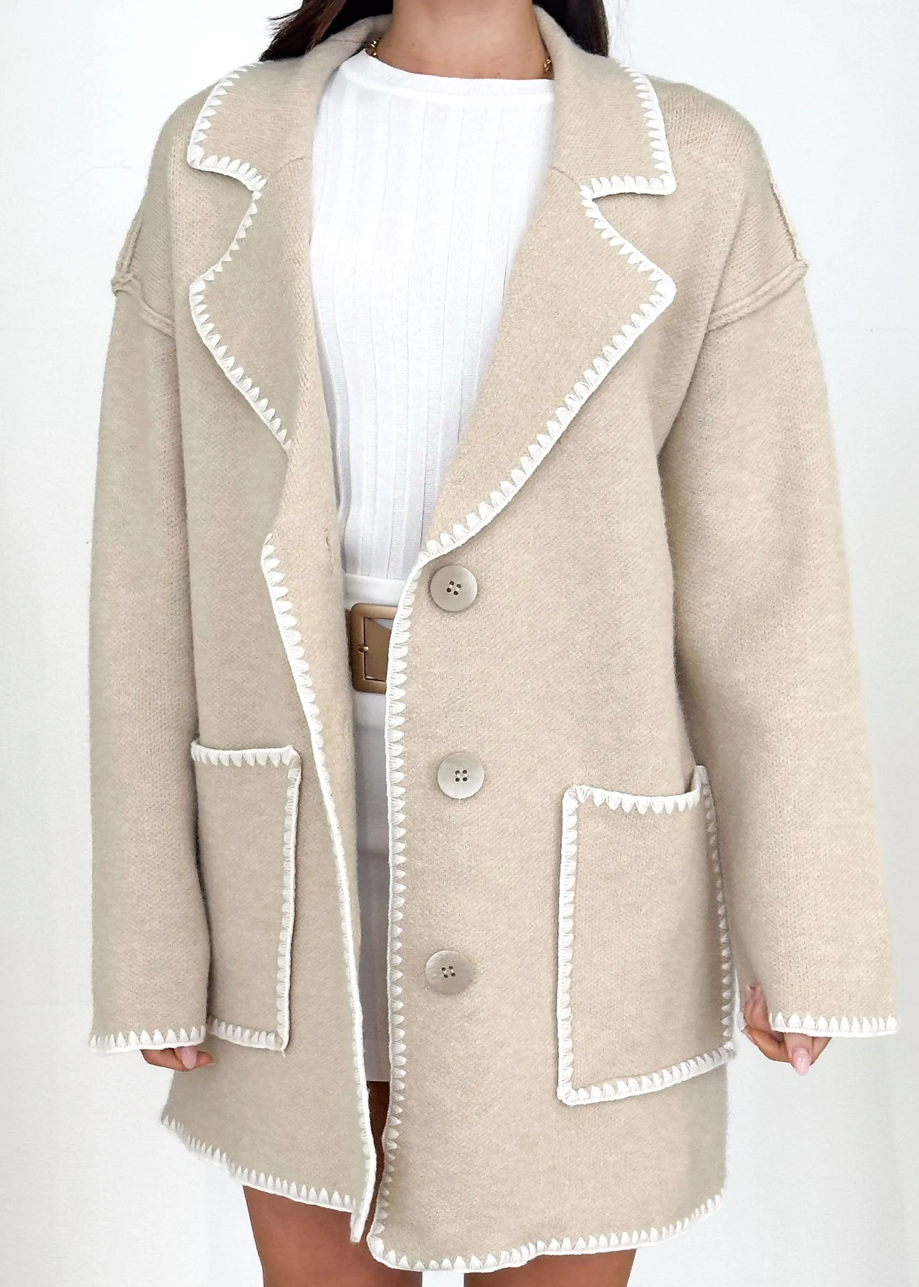 Harlo Cardigan - Beige