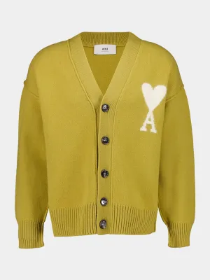 Havana Mustard Wool Ami de Coeur Cardigan