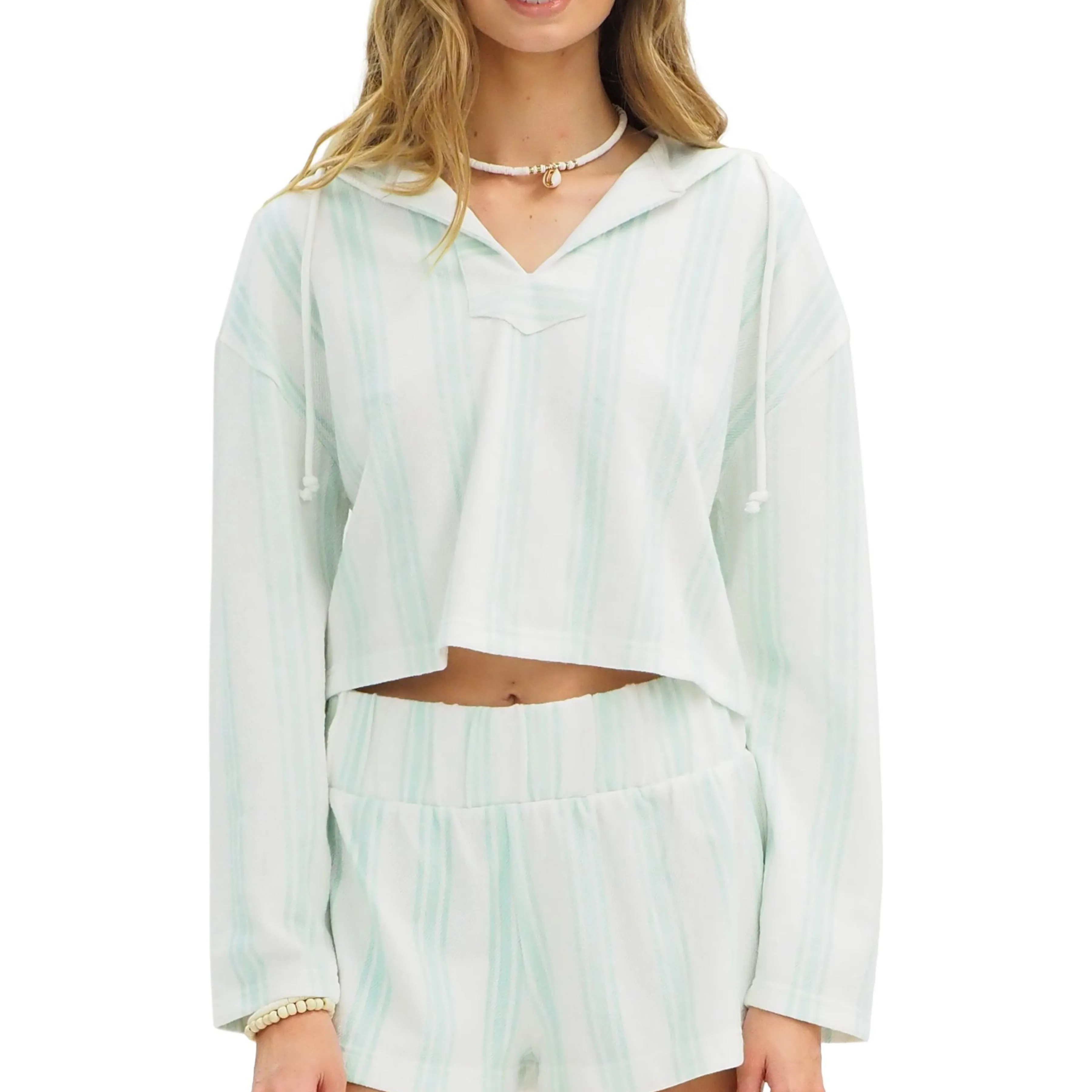 Hippie Vibe Crop Hoodie
