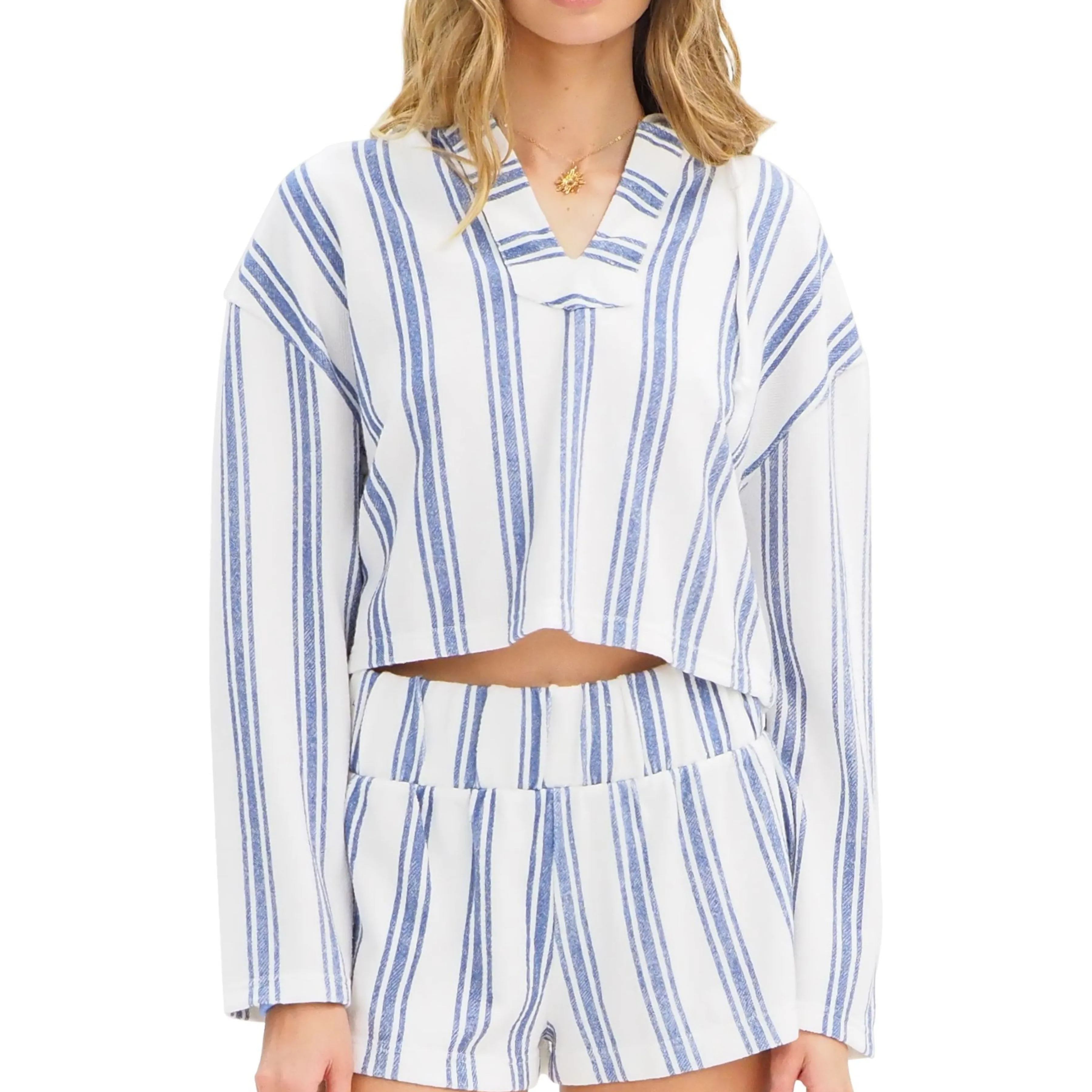 Hippie Vibe Crop Hoodie