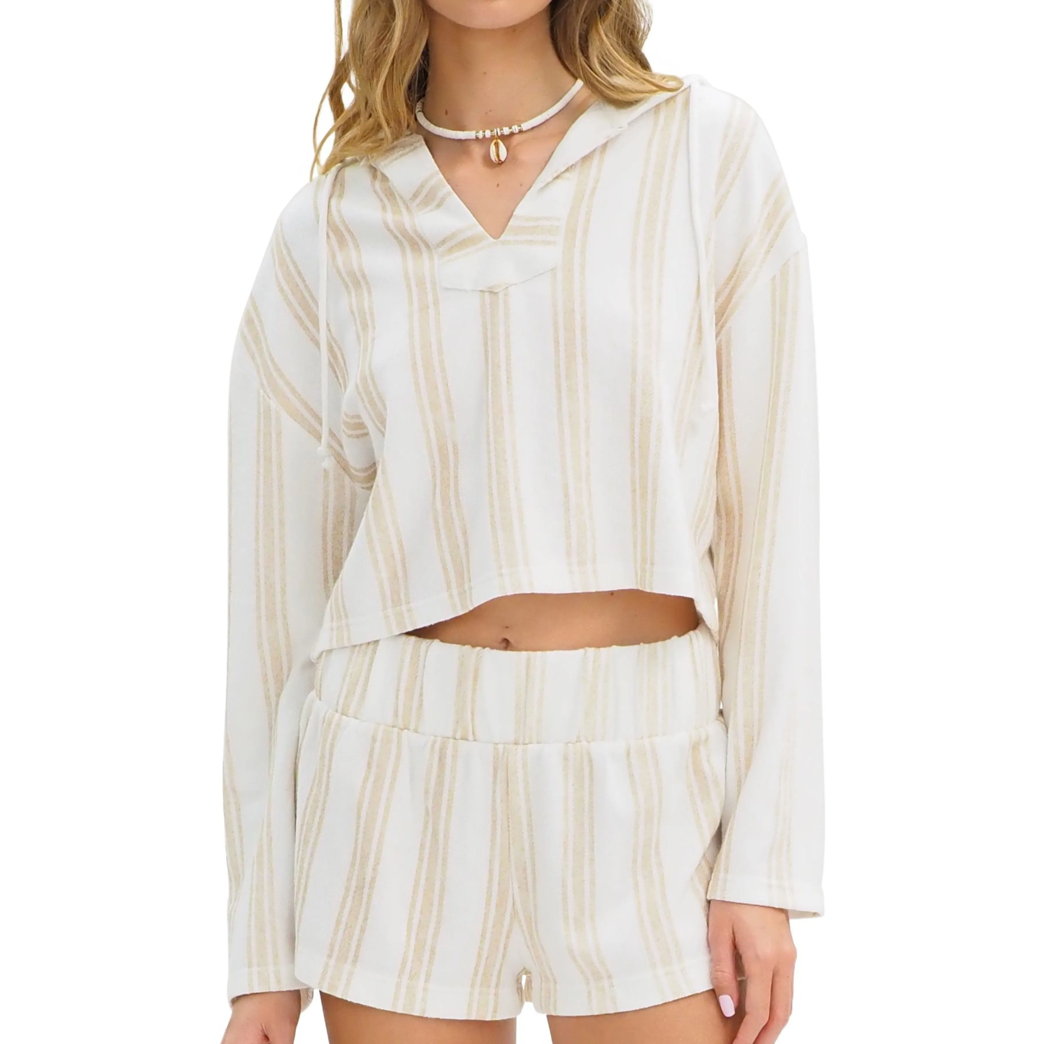 Hippie Vibe Crop Hoodie
