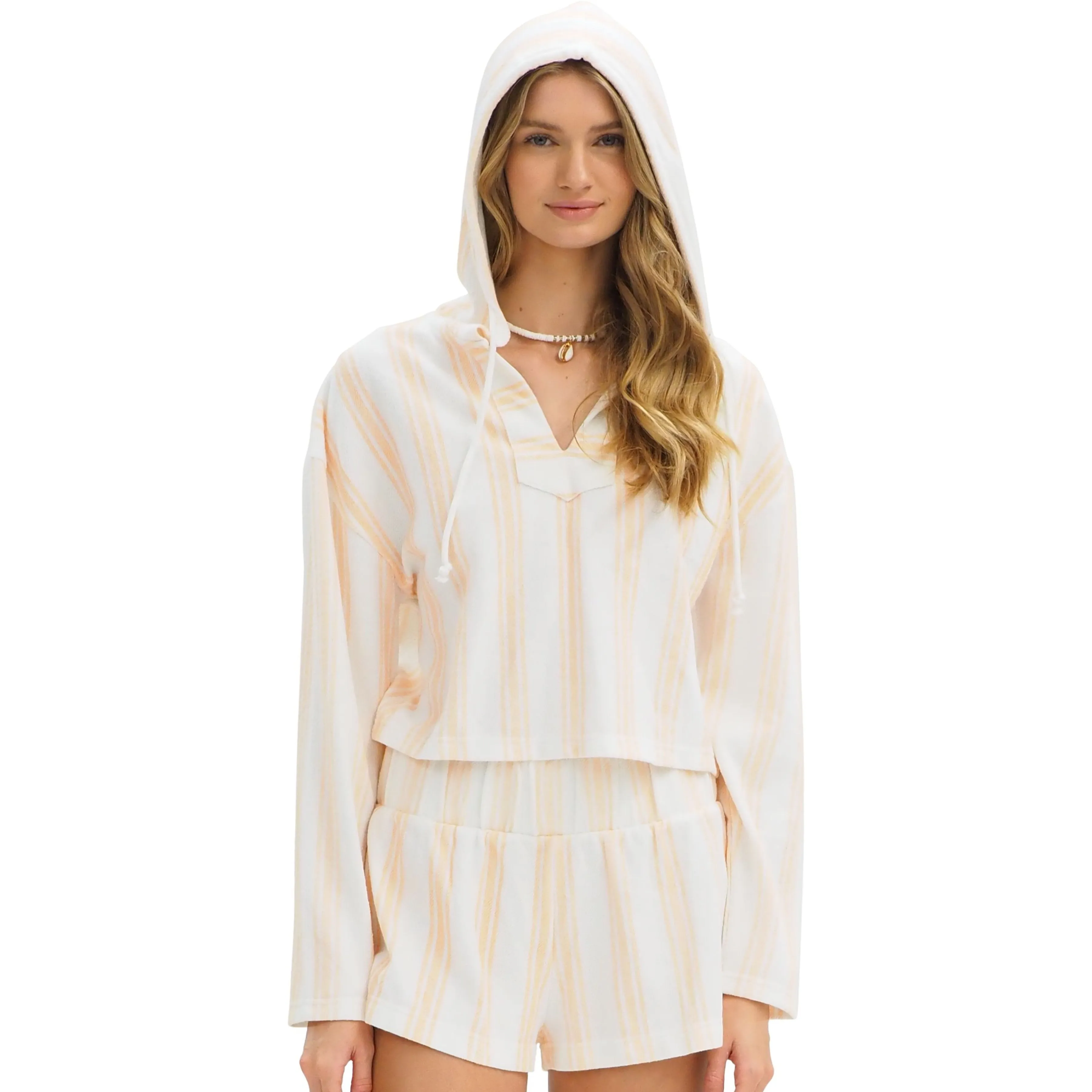 Hippie Vibe Crop Hoodie