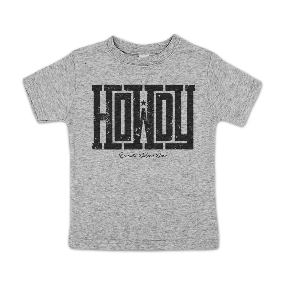 Howdy - Toddler Western Tee