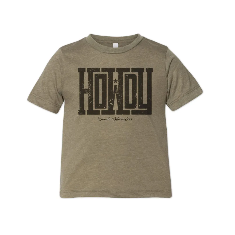 Howdy - Toddler Western Tee