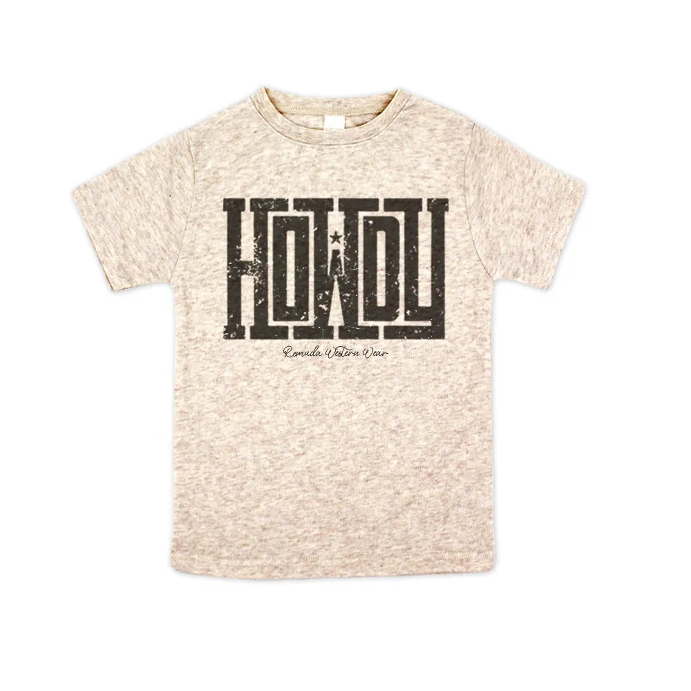 Howdy - Toddler Western Tee
