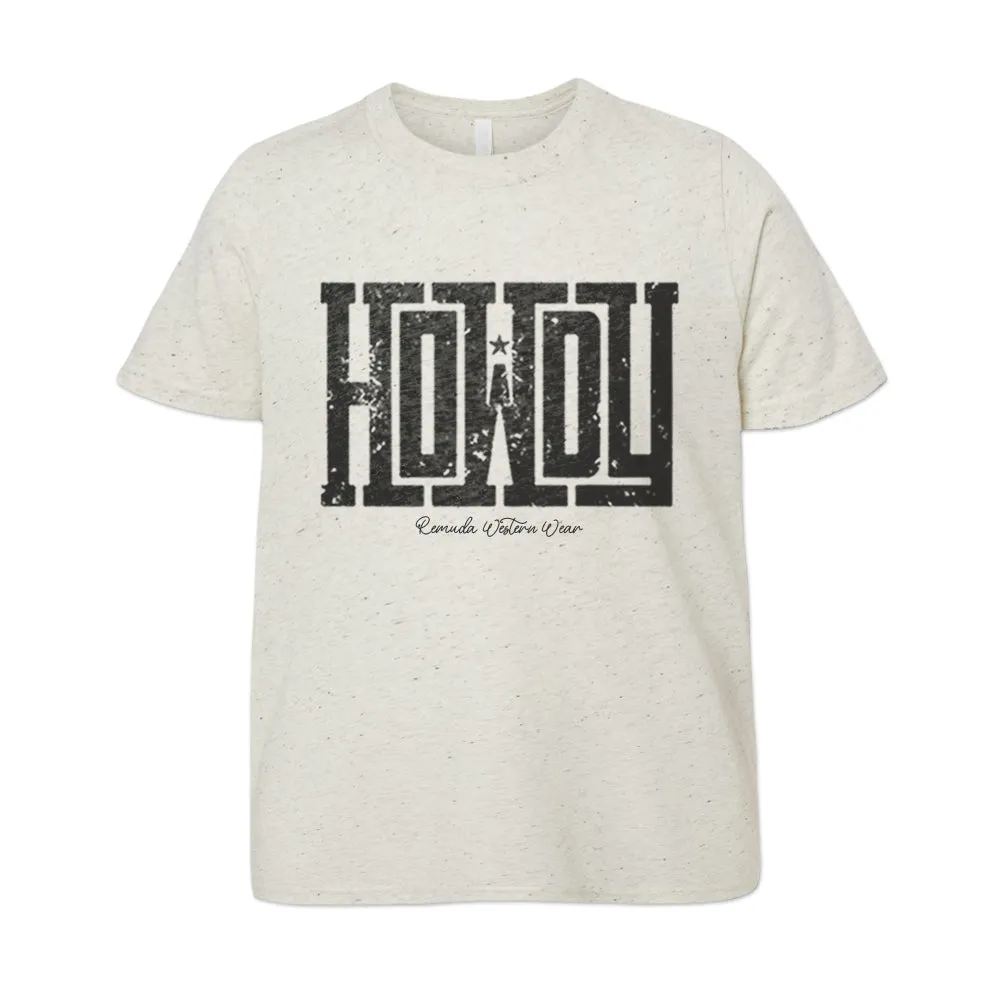Howdy - Youth Western Tee
