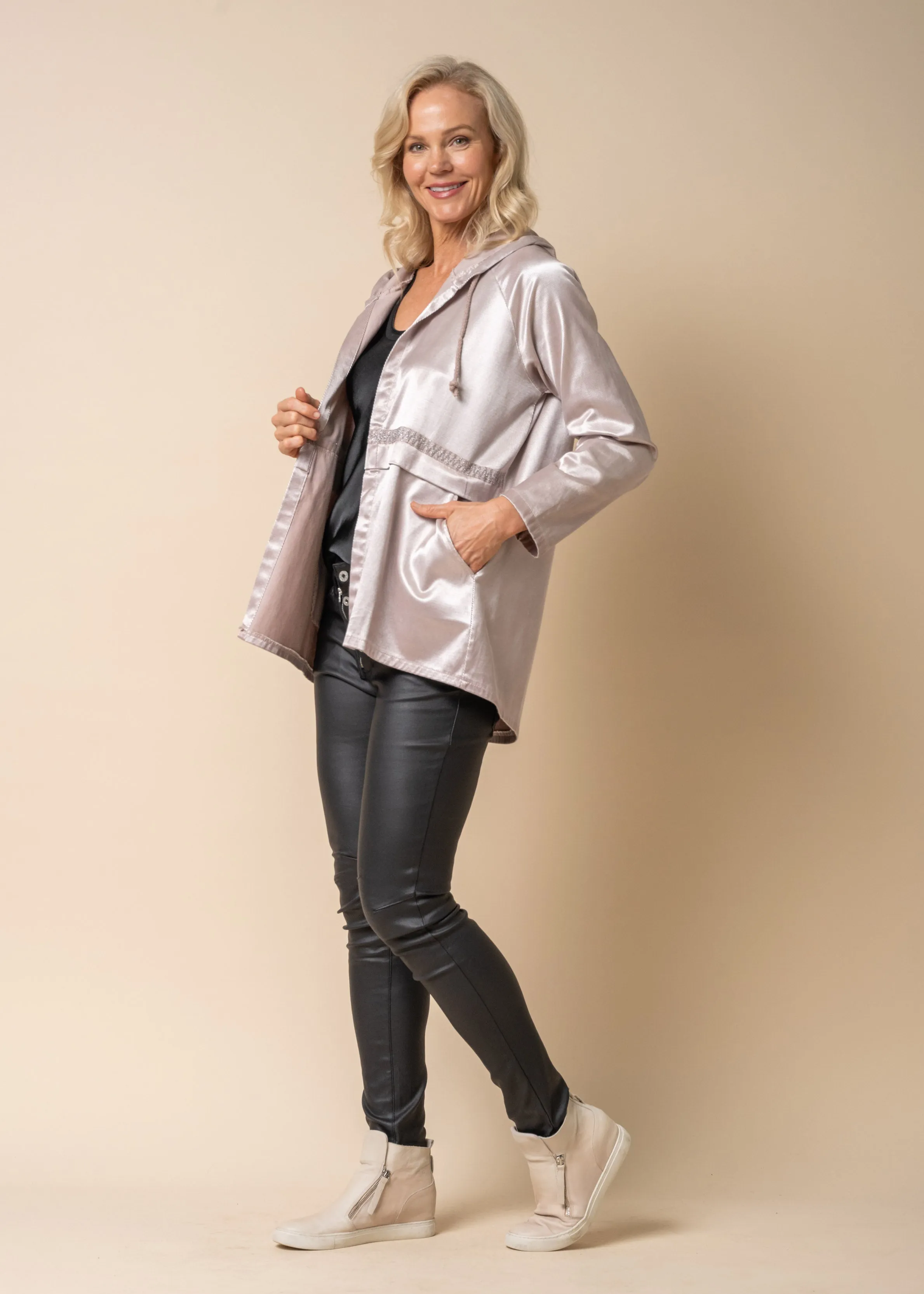 Inaya Jacket in Blush