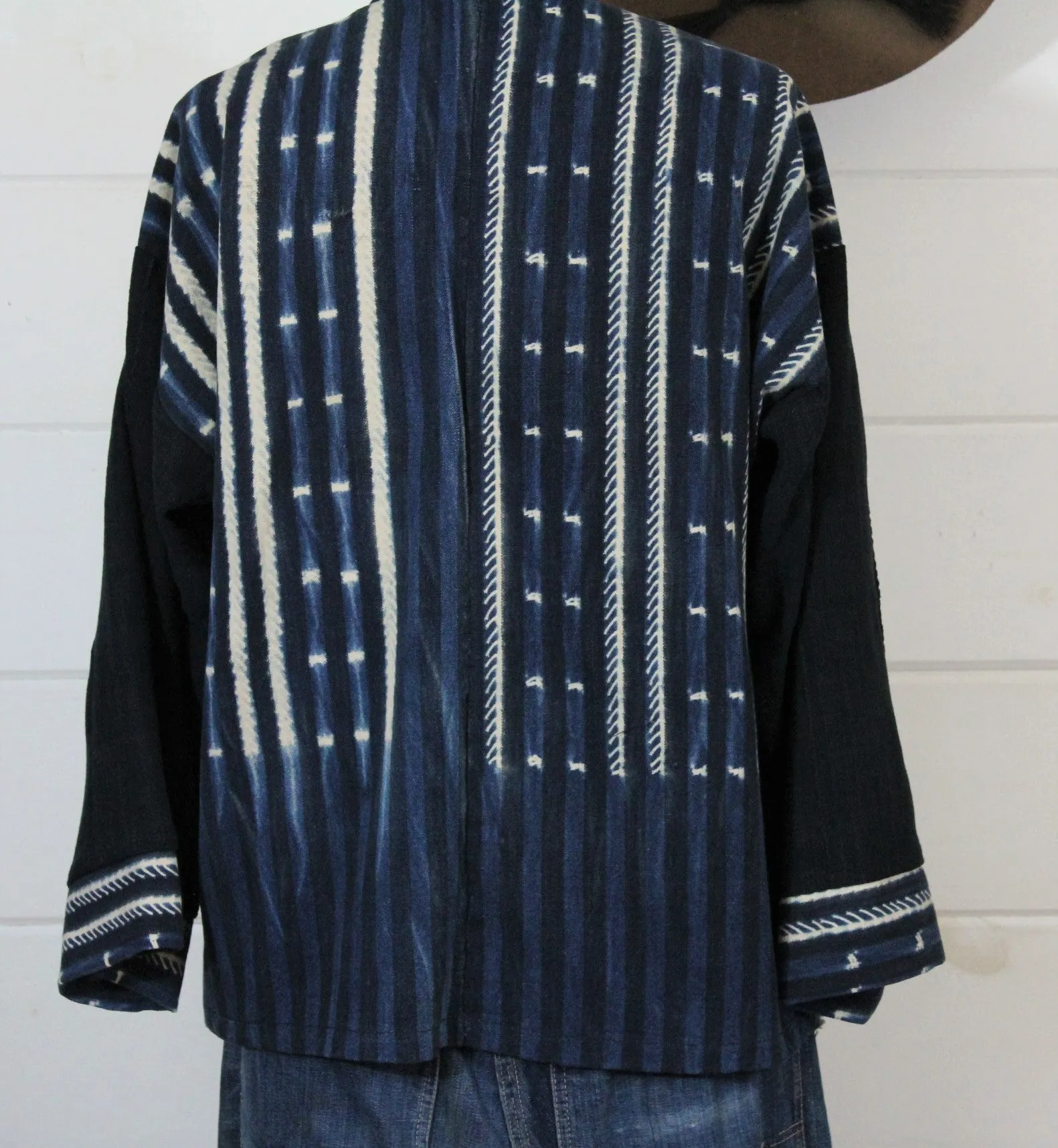 Indigo Shibori Haori jacket
