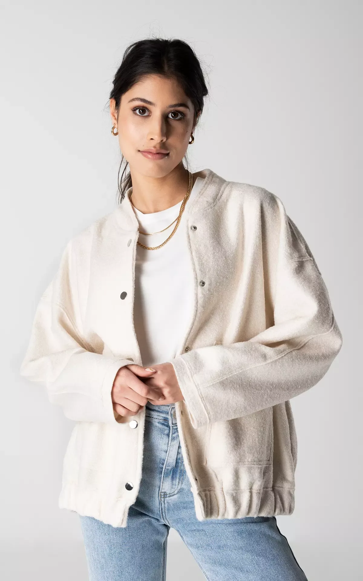 Ivory Casual Blazer for Ladies