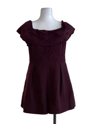 Jam Eyelet Rompers Overalls